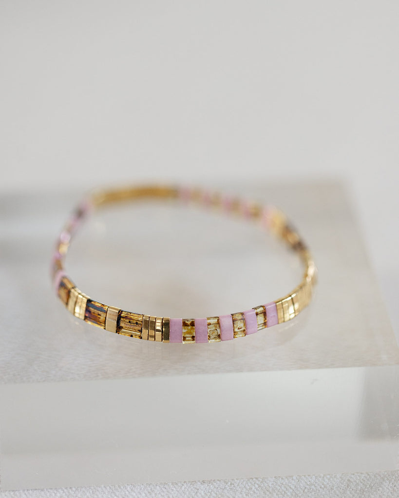 Orchid Tila Bracelet - Coast + Cove