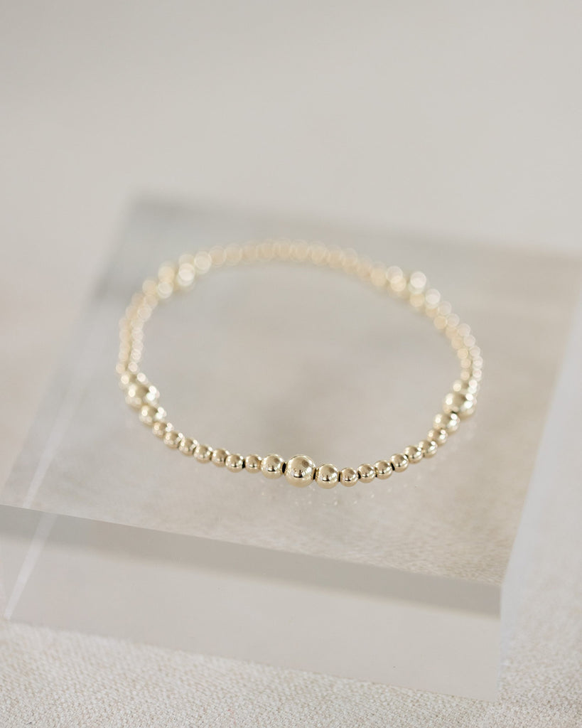 Gold Satellite Bracelet (Large) - Coast + Cove