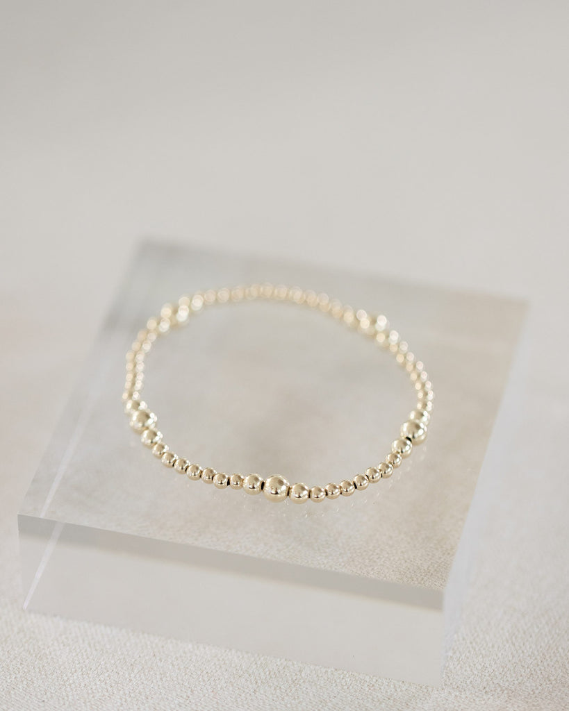 Gold Satellite Bracelet (Large) - Coast + Cove
