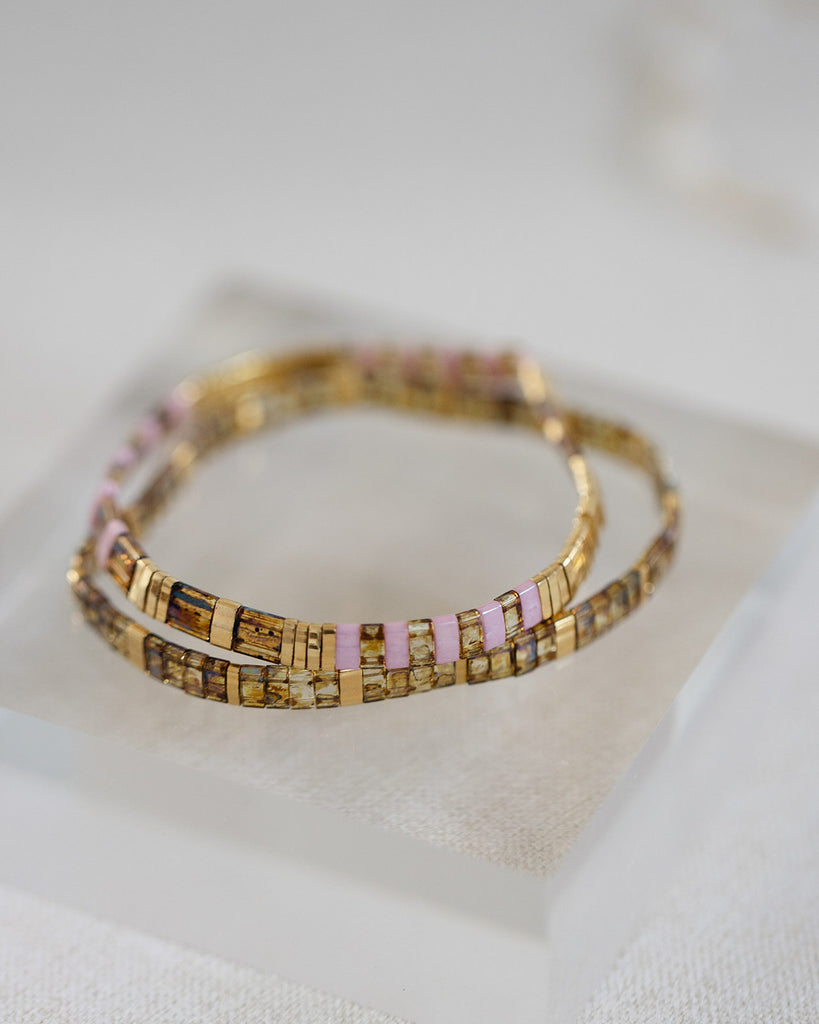 Orchid Tila Bracelet - Coast + Cove