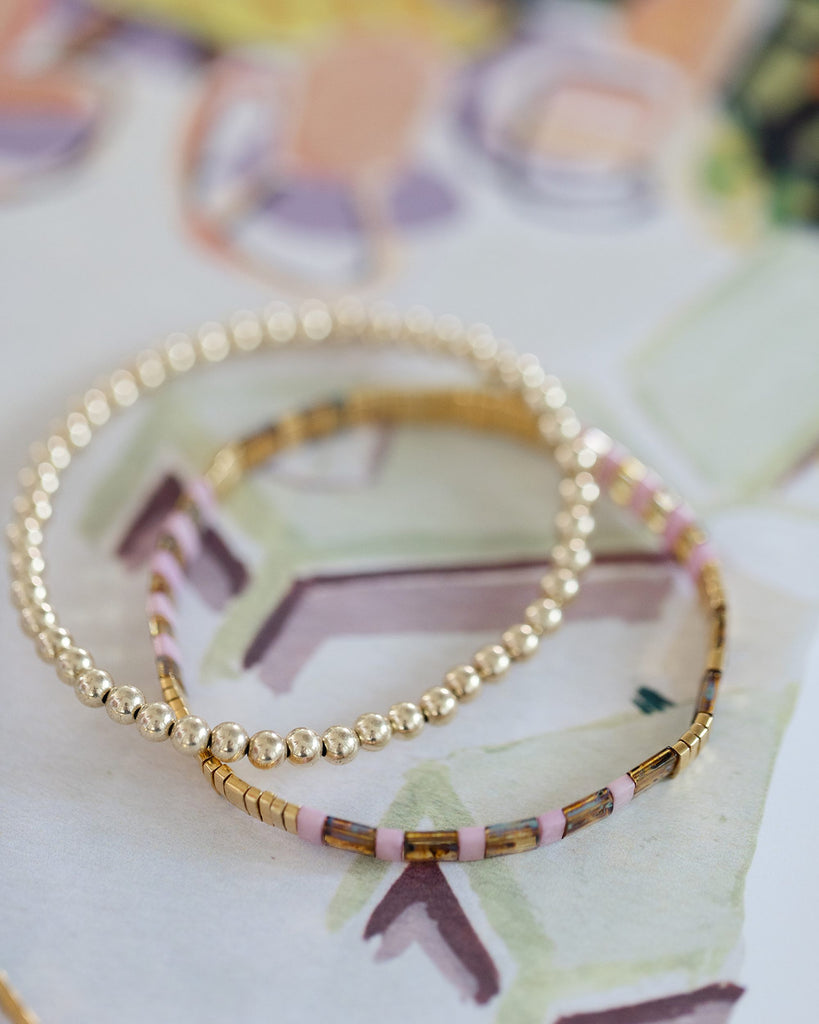 Orchid Tila Bracelet - Coast + Cove