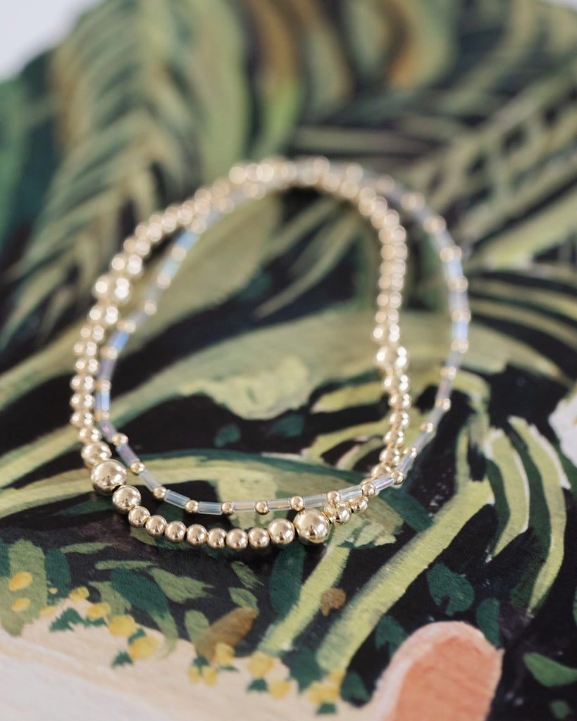 Gold Satellite Bracelet (Large) - Coast + Cove